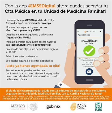 cita imss linea|Agenda tu Cita médica desde la App IMSS Digital